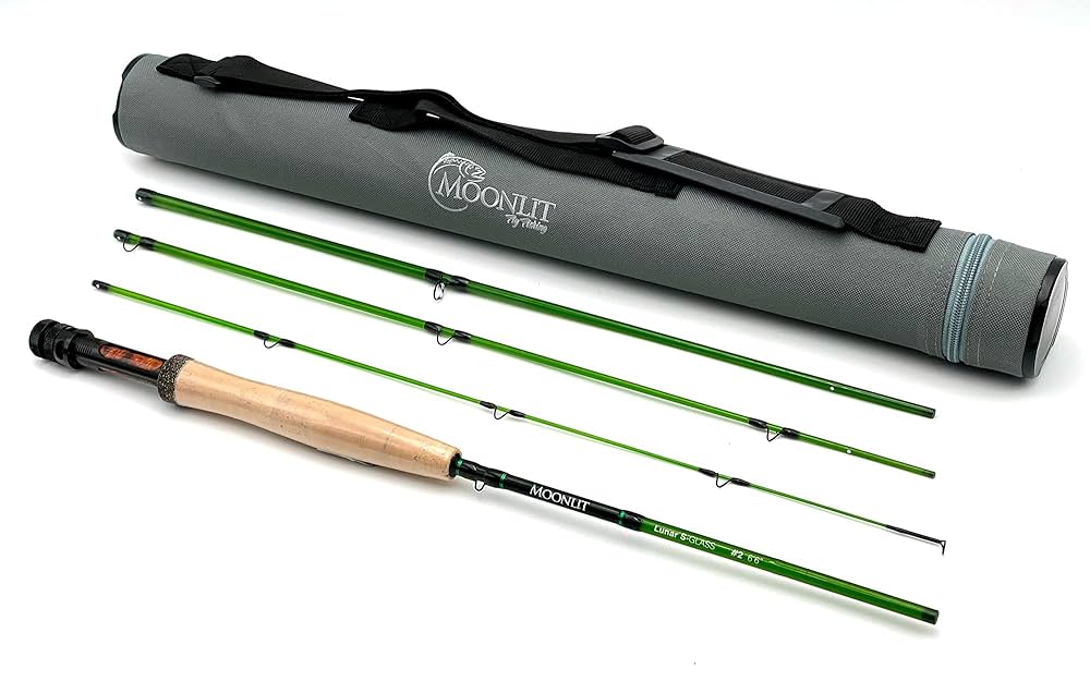 Amazon | 2wt Moonlit Lunar S-Glass ファイバーグラスフライ